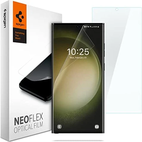 Spigen Film Neo Flex 2 Pack Schutzfolie für Samsung Galaxy S23 Ultra, 2 Stk