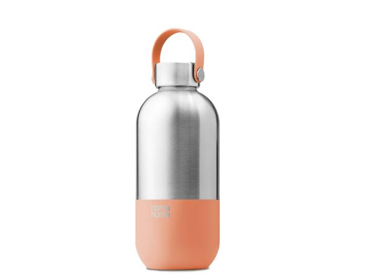 Trinkflasche Edelstahl auslaufsicher 750ml Peach Orange