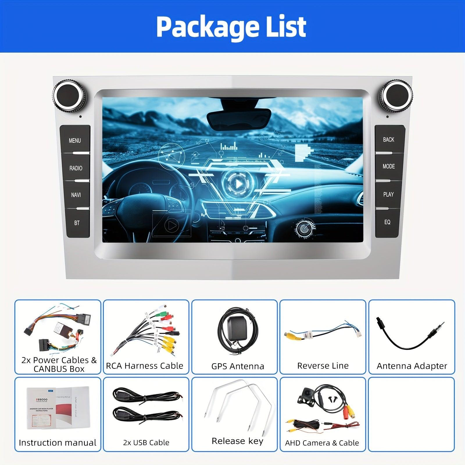 Selius Multifunctionele Android Autoradio met Navigatiesysteem en Multimedia Speler