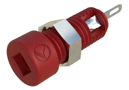 Hirschmann Test & Measurement MBI 1 Miniatur-Laborbuchse Buchse, Einbau vertikal Stift-Ø: 2mm Rot