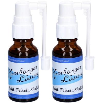 Hamburger Lösung Mundspray 2x 2x20 ml Spray