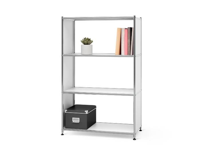 Tchibo - Regal Metall »Cn3« mit 3 Fächern - 77x40x120,5cm - chrom -