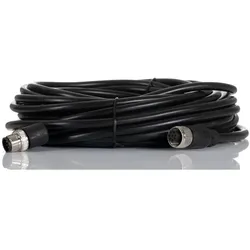RS PRO konfektioniertes Sensorkabel 8-adrig Buchse, Elektronikkabel + Stecker, Schwarz