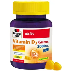 DOPPELHERZ Vitamin D3 2000 I.E.Gums 40 St