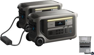2× Anker SOLIX F3000 + 10-Circuit Manual Transfer Switch