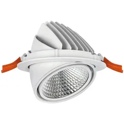 No Name, Deckenstrahler, HEITRONIC Spot LED Einbauleuchte, weiss, 20–39 W, 2424–5069 lm, 3500 K, 36° (5069 lm)