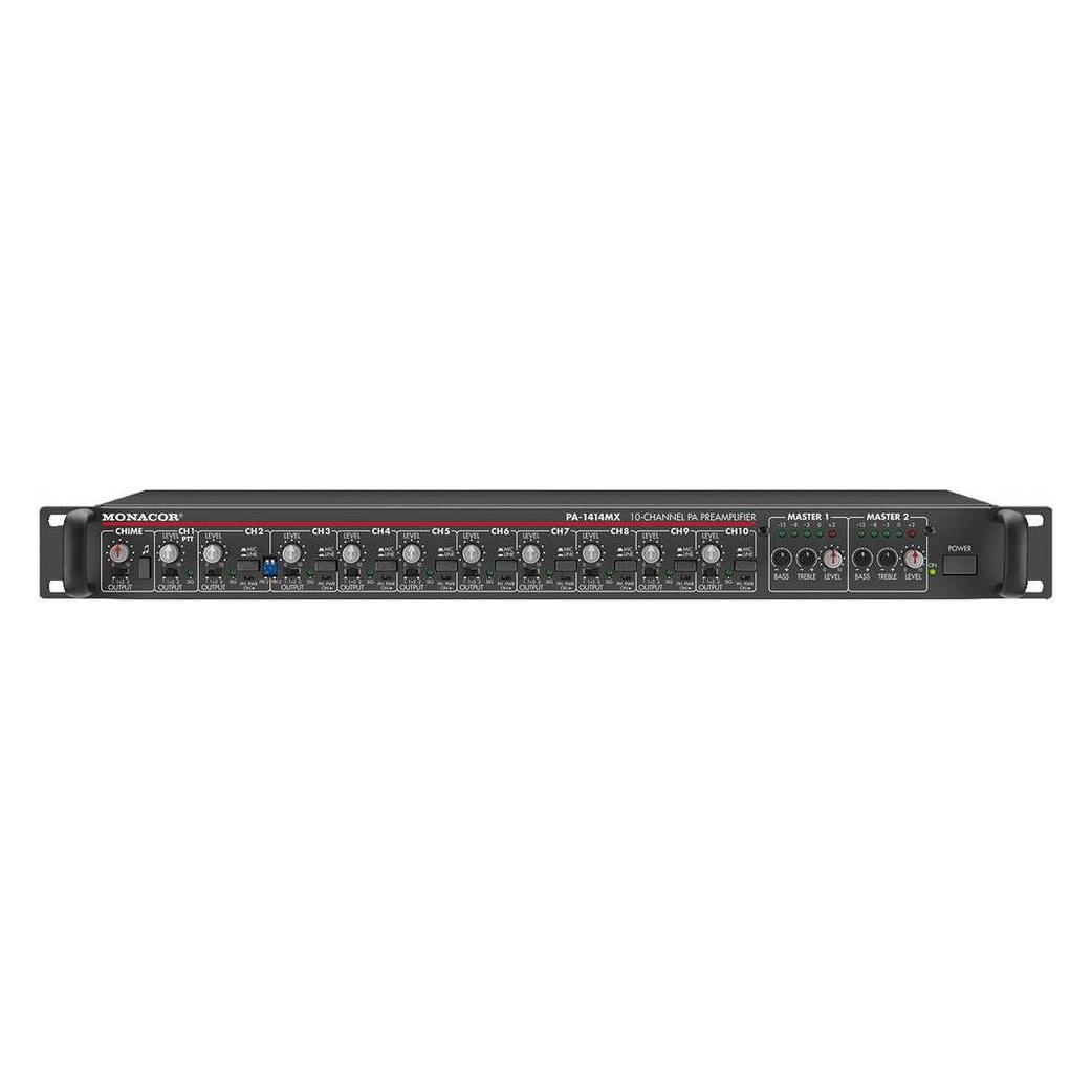 Monacor ELA-Vorverstärker PA-1414MX 10 (Vorstufe) (PA-1414MX)
