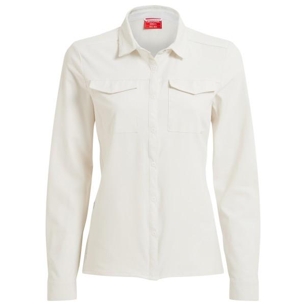 Craghoppers - Women's Nosilife Pro Langarm Bluse V - Bluse Gr 44 weiß