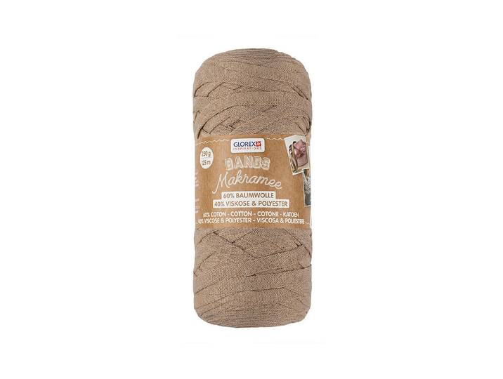 Glorex Bands Makramee Hellbraun 250 g
