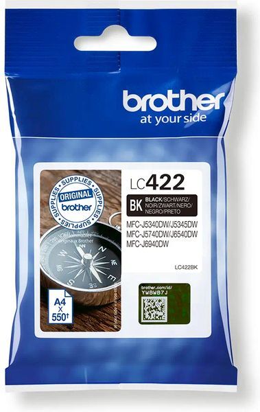 Brother LC-422BK - Noir - Cartouche d'encre Noir