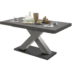ESSTISCH ausziehbar Elene 160x90x76 Graphit