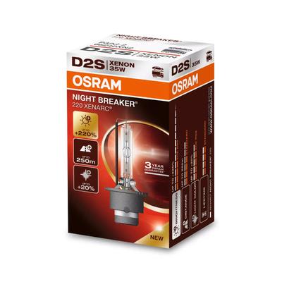 OSRAM Glühlampe, Hauptscheinwerfer XENARC NIGHT BREAKER 220 D2S 66240XN2