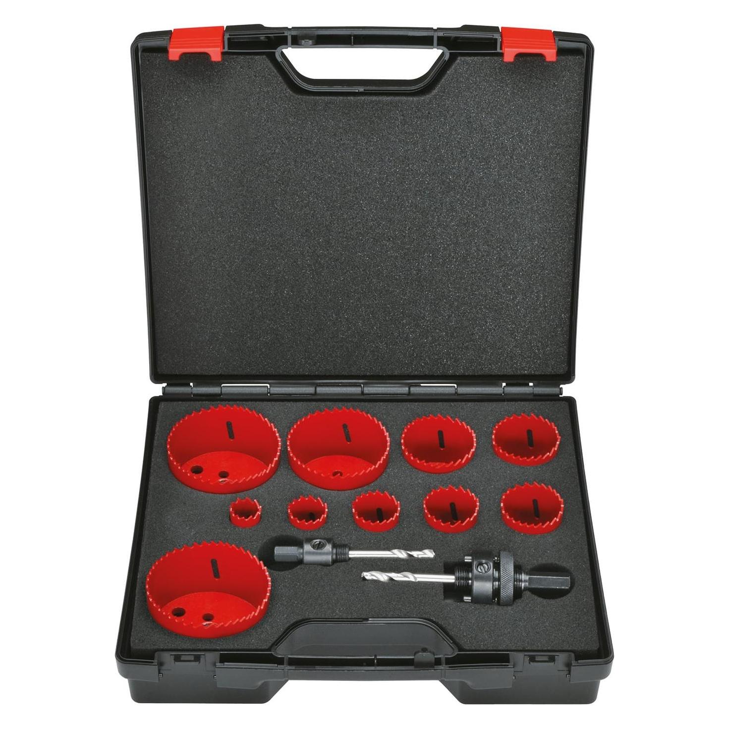Exact 06085 Eventus Bi-Metall Lochsägen General-Sortiment 2 in Kunststoffkoffer (06085)