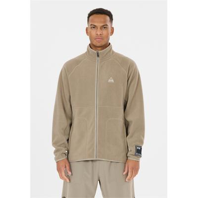 Fleecejacke SOS "Munson", Herren, Gr. XXL, beige (braun), 100% Polyester, unifarben, Jacken Fleecejacke, in atmungsaktiver Qualität