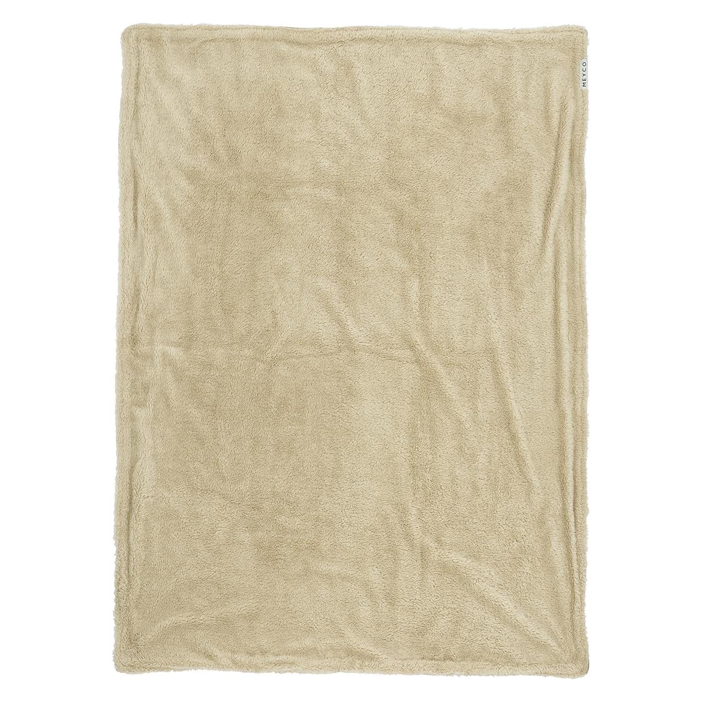Meyco Babydecke Mini Knots Teddy - sand - 75x100cm (100 x 75 cm) (47346871)