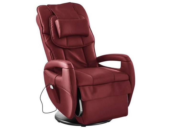 Cantus Massagesessel, Rot, Metall, Kunststoff, Uni, 80x117x114 cm, Relaxfunktion, Massagefunktion, Wohnzimmer, Sessel, Massagesessel