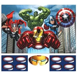 Amscan 271354-55 - Marvel Avengers - Partyspiel