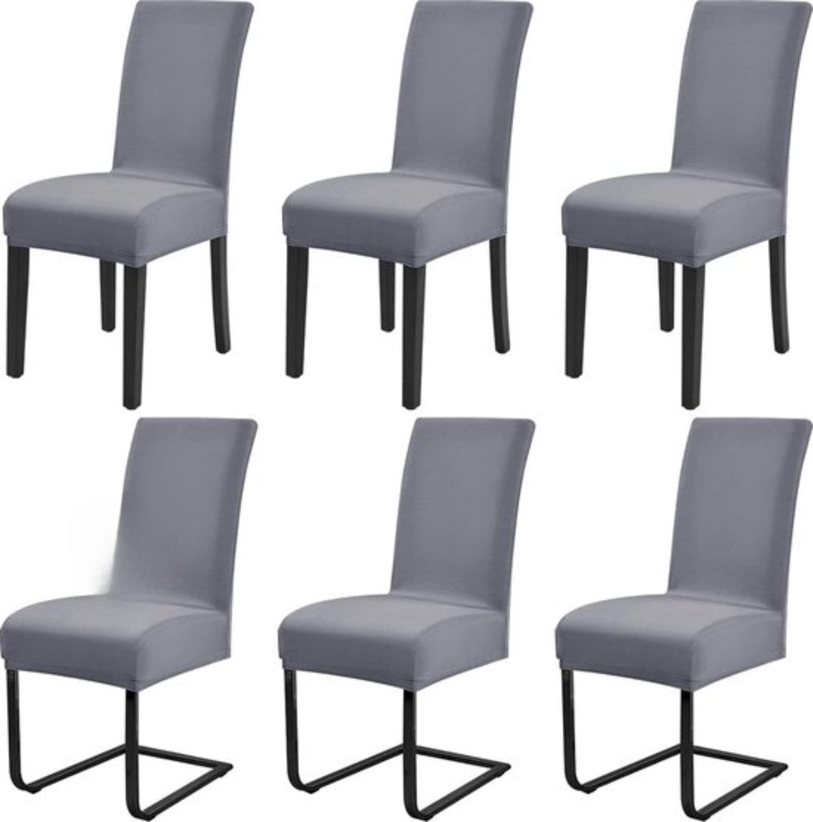 Set van 2 stijlvolle en comfortabele eetkamerstoelen voor volwassenen