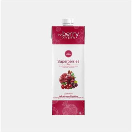 THE BERRY COMPANY NO SUGAR SUMO DE BAGAS VERMELHAS 1Lt