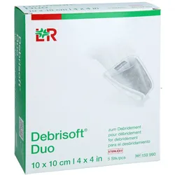 Debrisoft Duo Wundbettvorbereitung 10x10 Cm 5 St