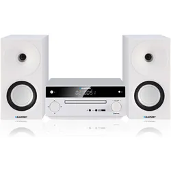 Blaupunkt MS30.2BT Edition (Bluetooth, CD Player, 2x 25 W), Stereoanlage, Weiss