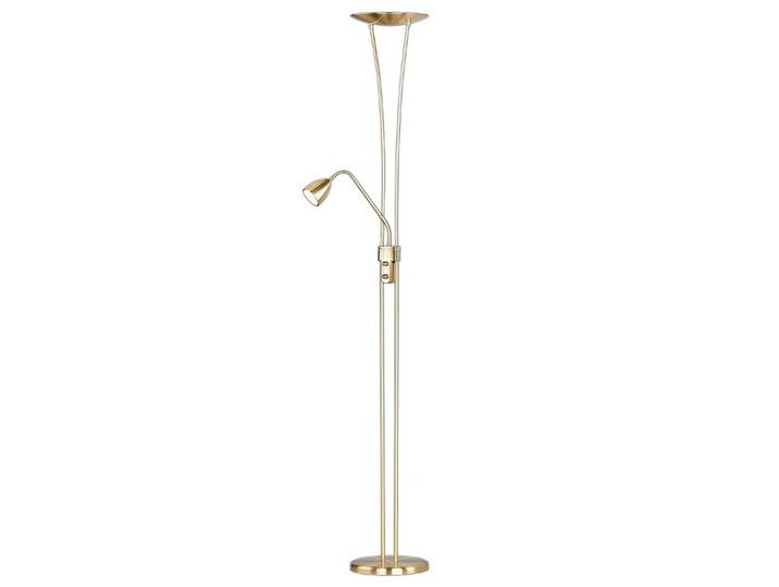 TRIO LEUCHTEN LED Deckenfluter, grau (messingfarben), 2, H: 180cm, Leuchten, LED Deckenfluter