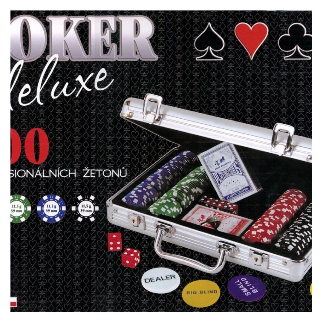 albi Deluxe poker in a case of 200 P50 chips (8590228090799)