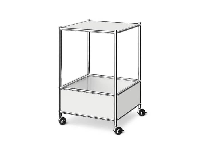 Tchibo - Couchtisch Metall »Cn3« - 40x40x64cm - chrom -