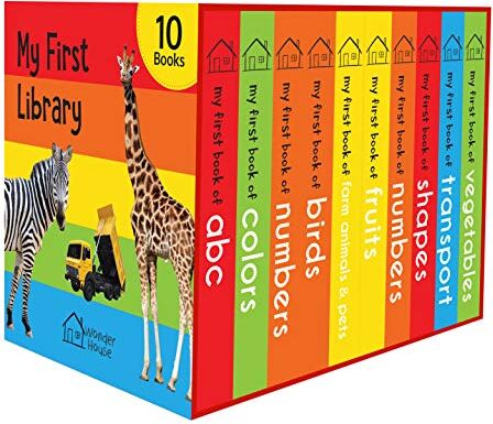 Wonder House Books - My First Library : Boxset of 10 Board Books for Kids - Preis vom 15.10.2026 23:06:25 h