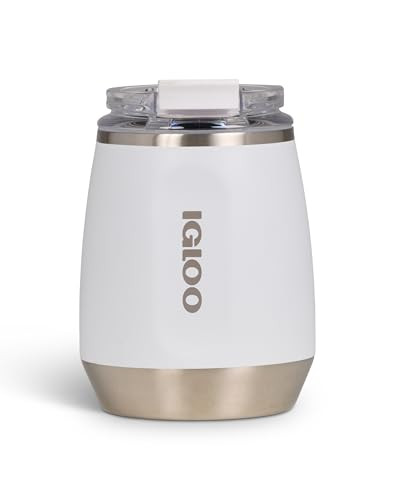 IGLOO Flip ‘n’ Sip Wijnbeker - Wit - 0,295 l - Thermosbeker