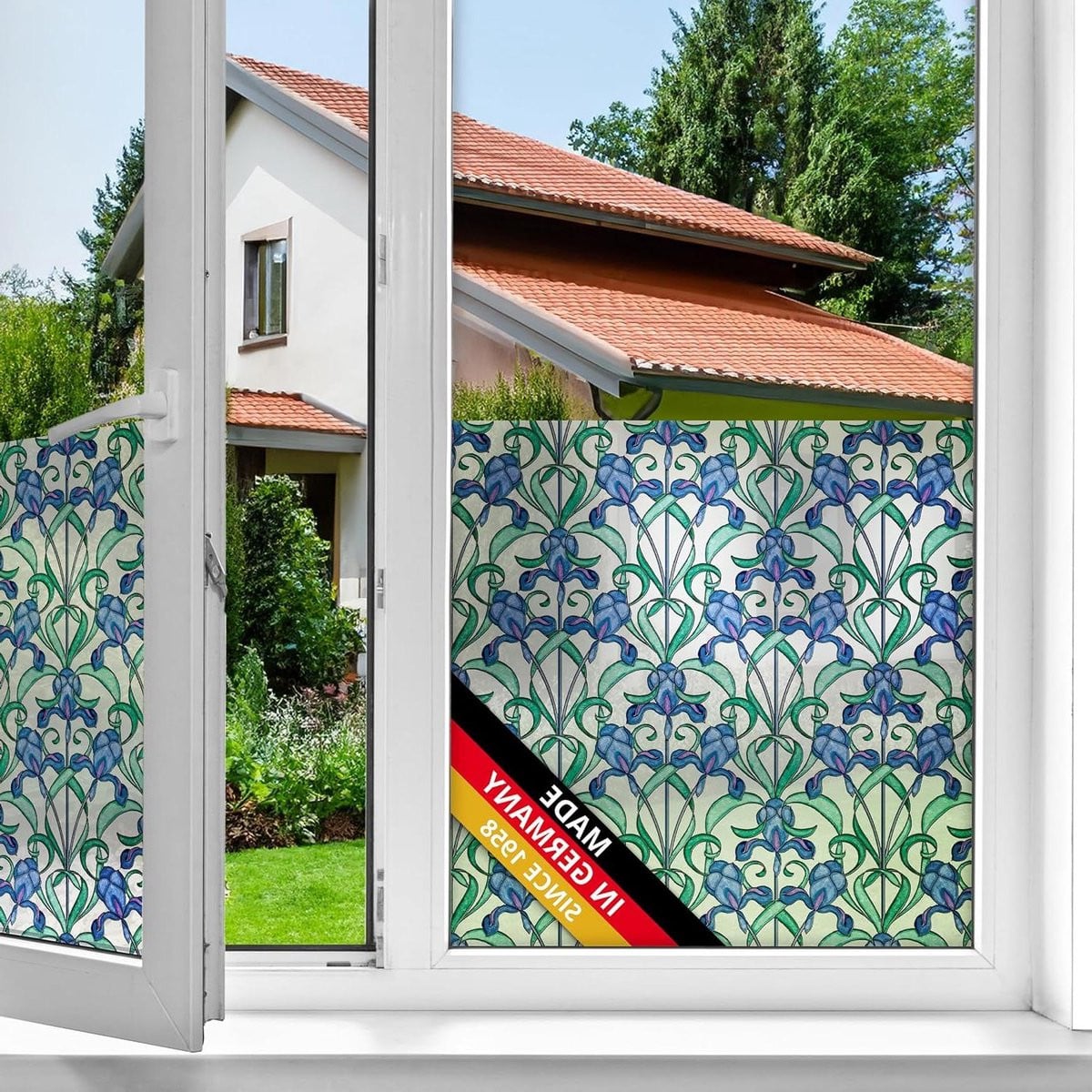 Raamfolie Mozaïeklook Privacyfolie Glas Transparant 45 x 200 cm
