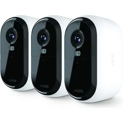 Arlo Essential 2 2K Outdoor Camera 3-pack (2560 x 1440 Pixels), Netzwerkkamera, Weiss, Schwarz