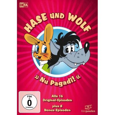 Hase und Wolf - Alle 16 Original-Episoden - plus 8 Bonus-Episoden (Nu Pagadi! / Na warte!) (DEFA Filmjuwelen) (2 DVDs), DVD