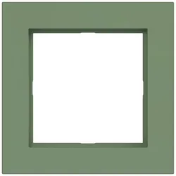Hager WAD6100C04 Rahmen 1fach, A.1, aloe, matt