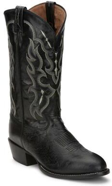 "Tony Lama Bonham 13"" Round Toe - Mens 9.5 Black Boot D"