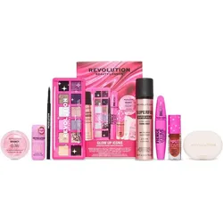 Makeup Revolution, Beauty Geschenkset, Revolution Make Up Glow Up Icons Set 8 PC (Körperpflegeset)