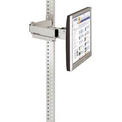 Manuflex ZB8300.7016 Monitorträger für CANTOLAB und ALU mit 500 mm-Doppelgelenk, VESA-Adapter 75 mm, in Anthrazit RAL 7016
