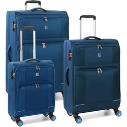 Modo by Roncato Star 2.0 4 Rollen Kofferset 3-teilig, Koffer, Blau