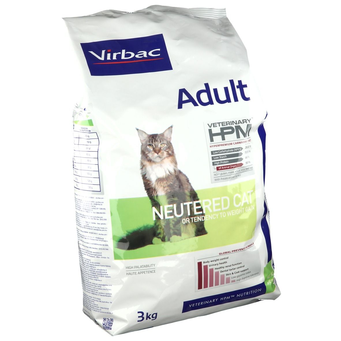 Veterinary HPM CAT Adult Neutered - Croquette, aliment complet pour chat adulte stérilisé. 3000 g Sonstige