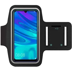 SmartFitness Huawei P Smart+ 2019 Handy Sport Armband, Smartphone Sportarmband, Schwarz