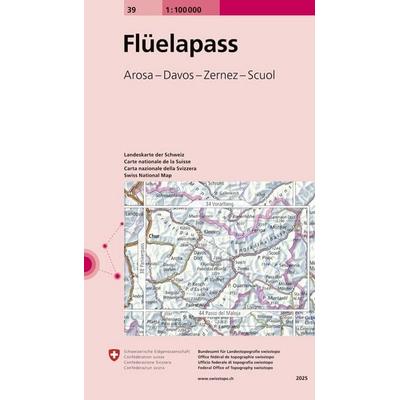 Swisstopo 1 : 100 000 Flüelapass, Sonstige von , Swisstopo, 978-3-302-00039-8