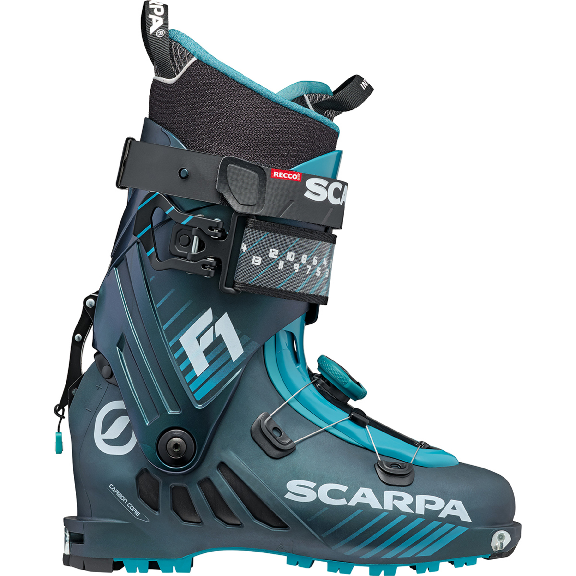 Scarpa F1 Tourenskischuhe Schuh grau Größe 45 Skitour
