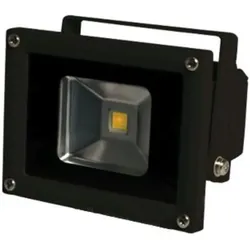 Synergy 21, Arbeitsleuchte, LED Spot Outdoor Baustrahler 10W schwarzes Gehäuse neutralweiss V2 (800 lm)