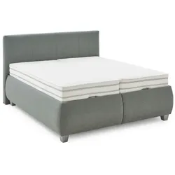 Oschmann Polsterbett Messina 180 x 200 cm Stoff Salbei