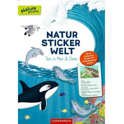 Natur-Stickerwelt: Tiere in Meer und Ozean, von Ruby Warnecke, Coppenrath, 978-3-649-65218-2