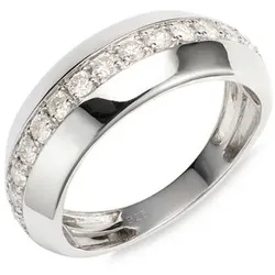 DIAMOUR Ring 14 Brillanten zus. ca. 0,50ct Silber 925