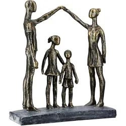 Casablanca by Gilde, Deko Figuren + Skulpturen, Skulptur Familie schützende Hände