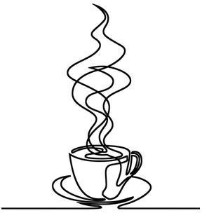 Inspire Essentials Minimal Coffee Line Art Canvas Poster Modern Kitchen And Cafe Wall Decor 9 15.75 X 23.62 Inches