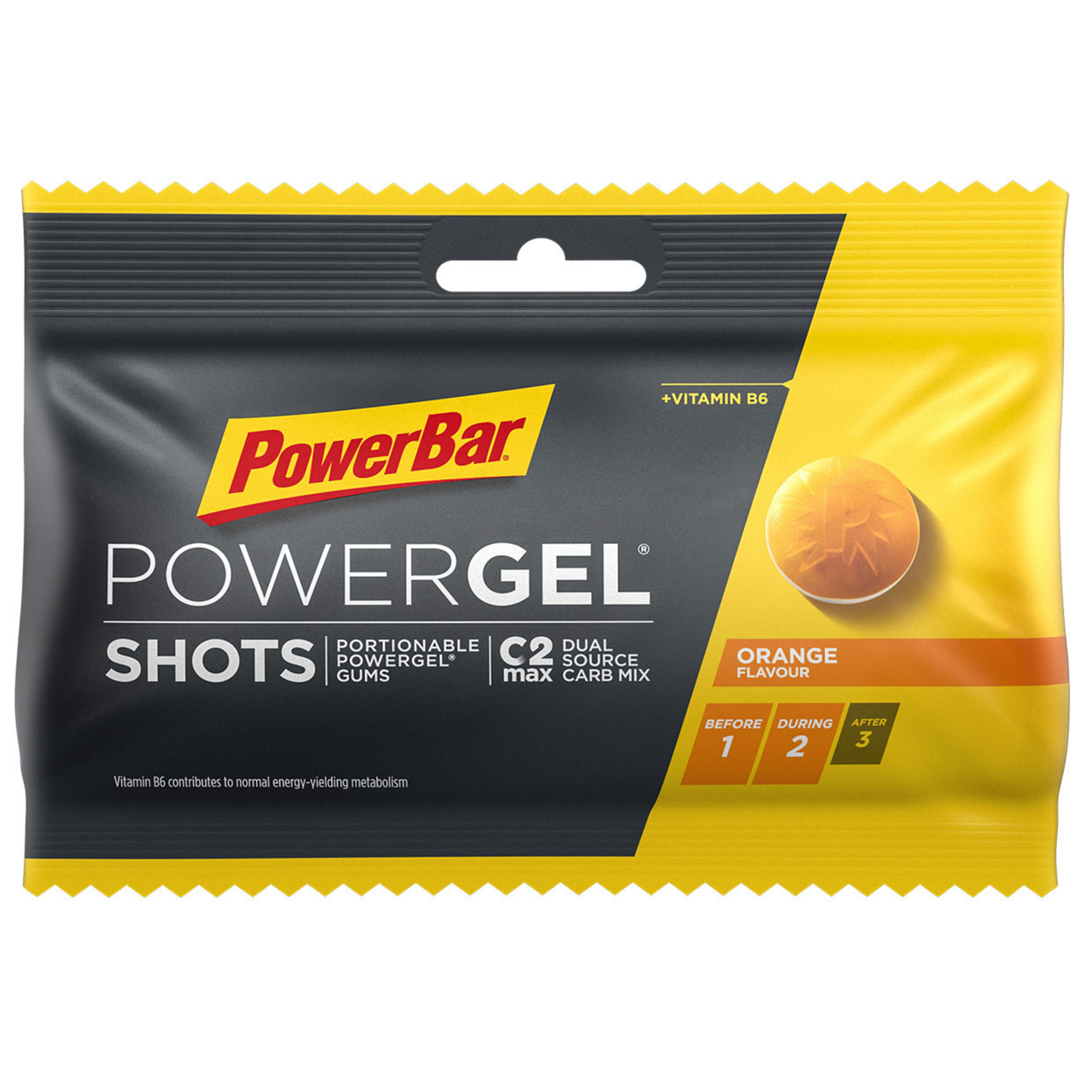 PowerBar PowerGel Shots Energie-Gel schwarz