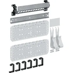 Hager VZ36MME Multimedia Ausbaupaket, volta, 3reihig, ohne Tür, E-Dat Modulträger